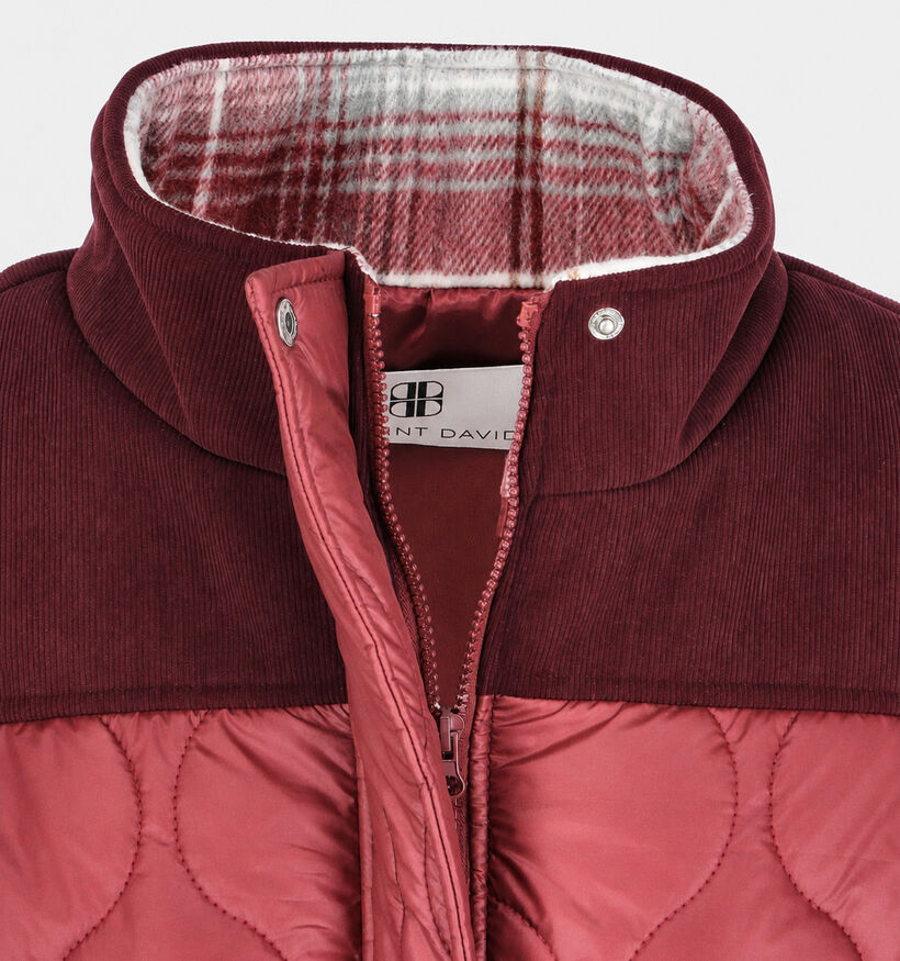 Laurent David Bordeaux Bodywarmers voor dames (382014)