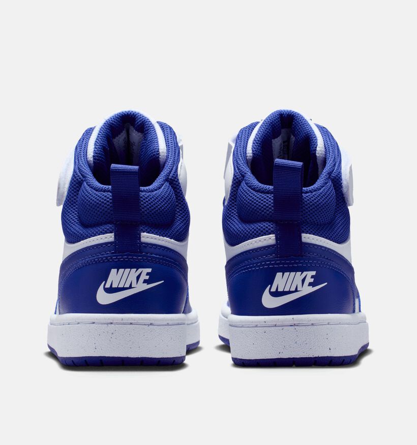 Nike Court Borough Baskets montantes en Blanc pour garçons (364594)