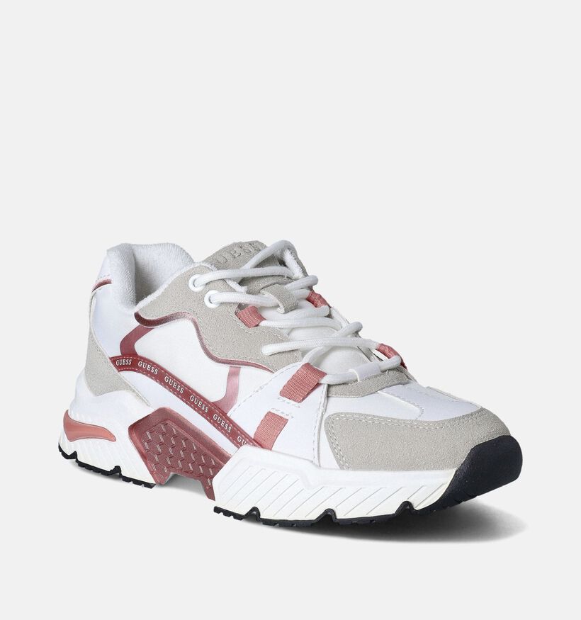 Guess Carrli 5 Witte Sneakers voor dames (353384) - geschikt voor steunzolen