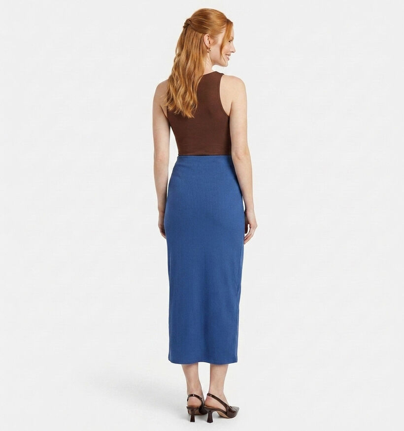 Vila Miora Donkerblauwe Midi-Rok voor dames (378487)