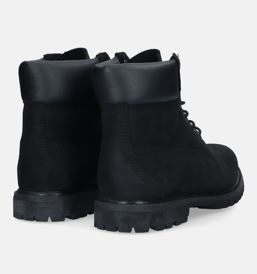 Timberland 6IN Premium Bottines en Noir pour femmes (346048) - pour semelles orthopédiques