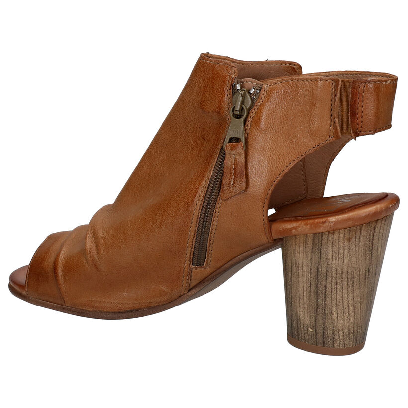 Miz Mooz Bella Zwarte Sandalen in leer (272537)