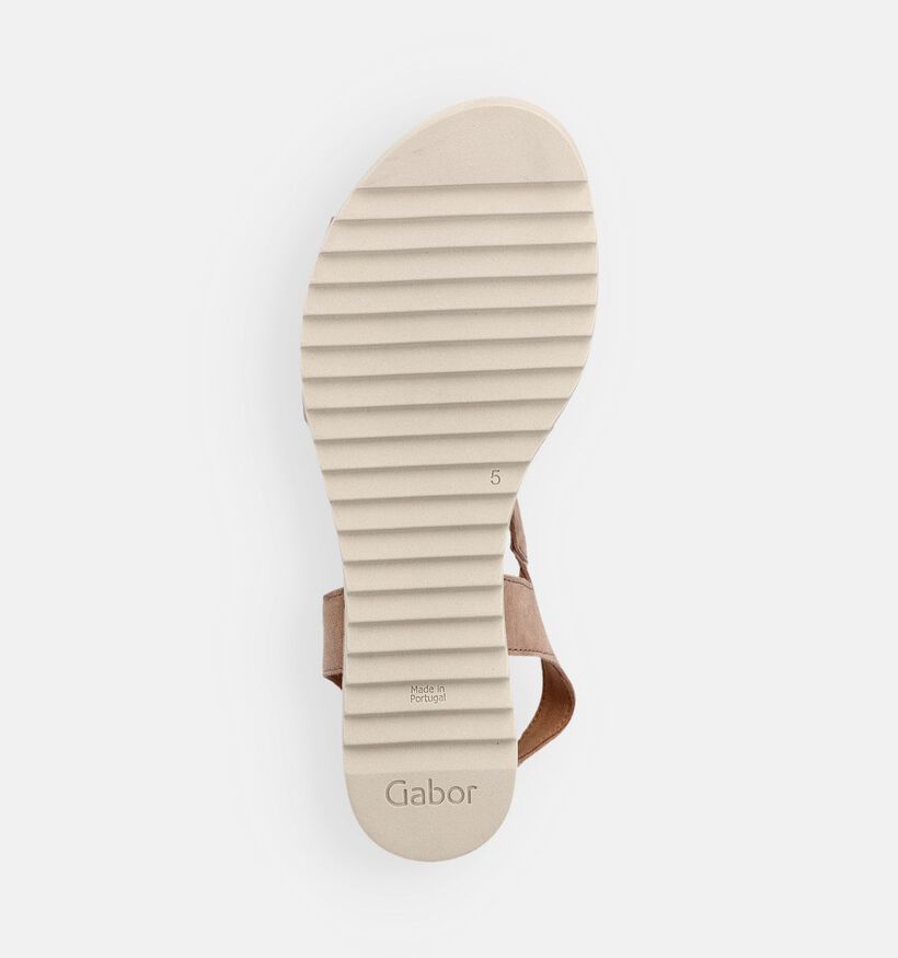 Gabor Beige Sandalen voor dames (371171)