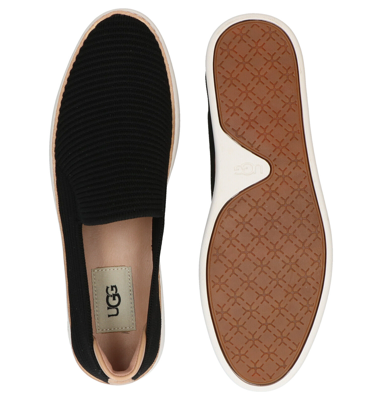UGG Sammy Zwarte Instappers Dames Lage schoenen Online op TORFS.BE
