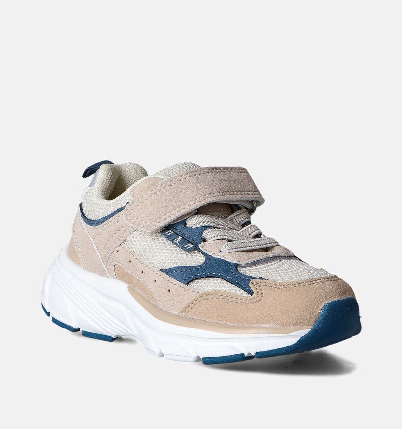 Milo & Mila Beige Velcroschoenen voor jongens (354447)