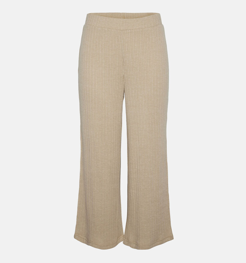 Pieces Lena Beige Cropped broek voor dames (342013)