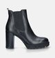 Tamaris Bottillons avec talon haut en Noir pour femmes (346680)