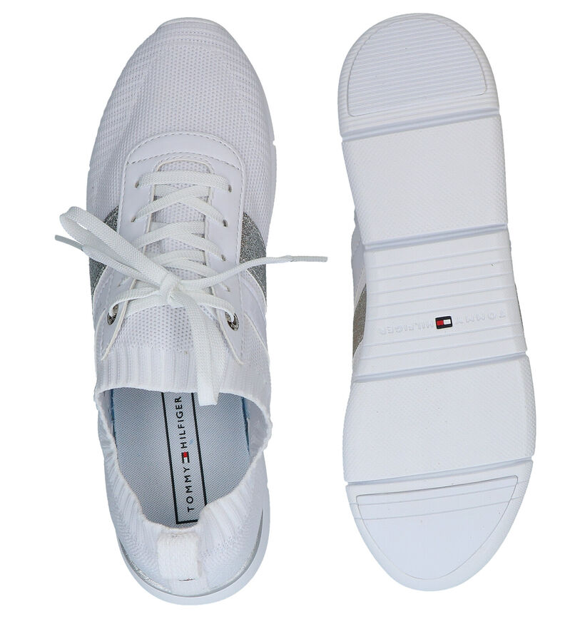 Tommy Hilfiger Witte Sneakers in stof (276244)