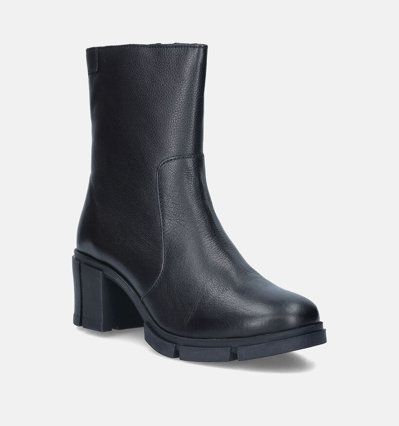 Tango Romy Bottillons avec talon carré en Noir pour femmes (357310)