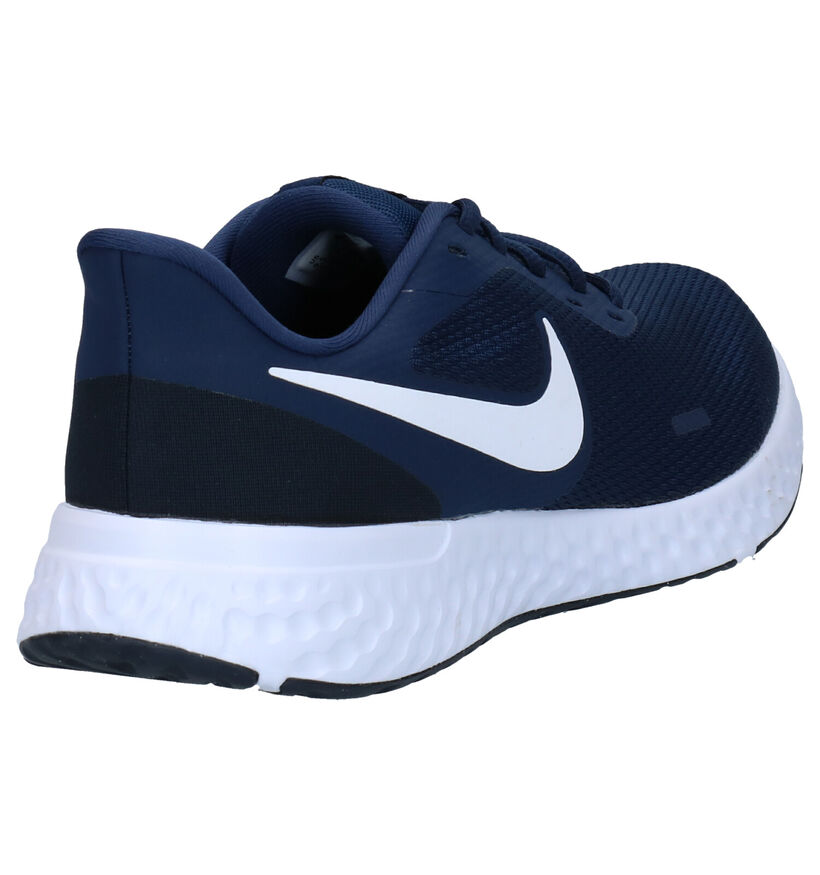 Nike Revolution 5 Blauwe Sneakers in stof (290990)