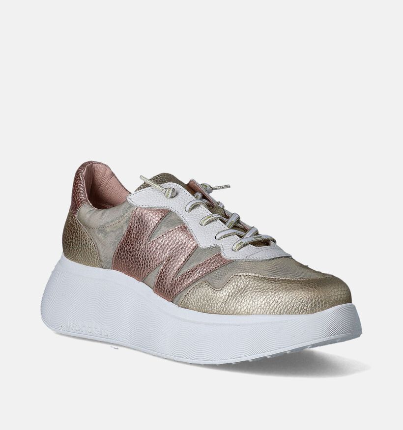 Wonders Gouden Sneakers voor dames (357817)