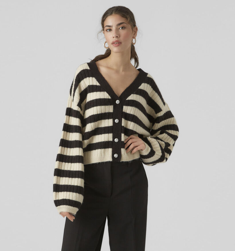 Vero Moda Elya Zwarte Cardigan voor dames (332627)