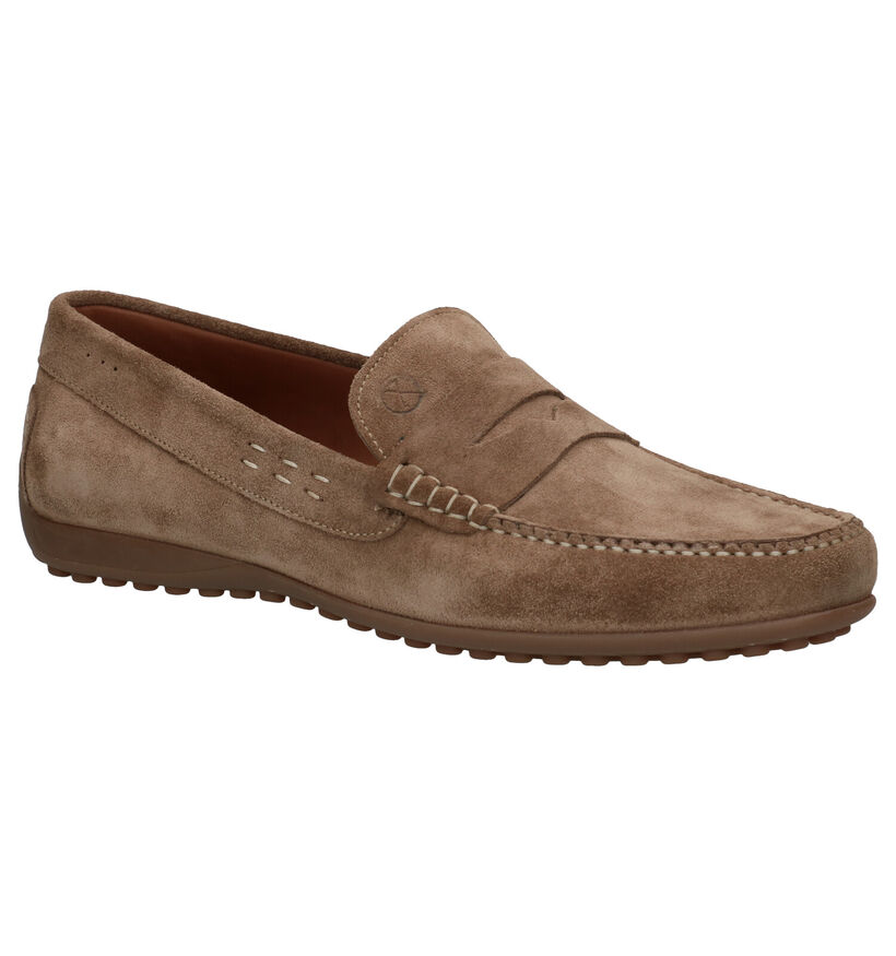 Ambiorix Gondola Mocassins en Beige en daim (291016)