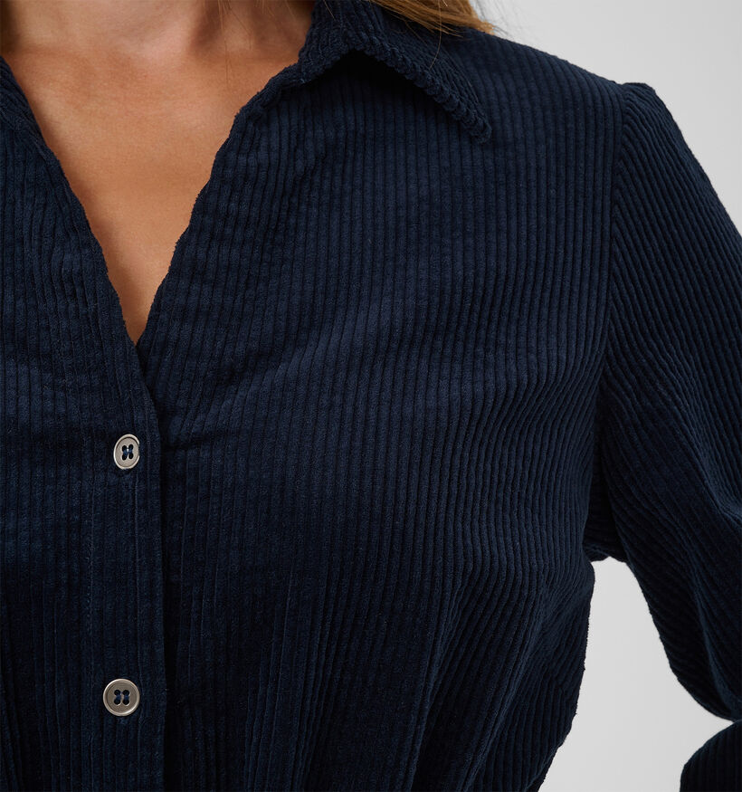 Culture Kalla Klay Robe Corduroy en Bleu fonc&eacute; pour femmes (377021)