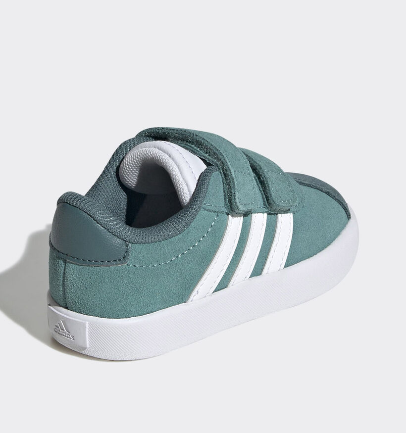 adidas VL Court 3.0 Groene Sneakers voor jongens (365357) - geschikt voor steunzolen