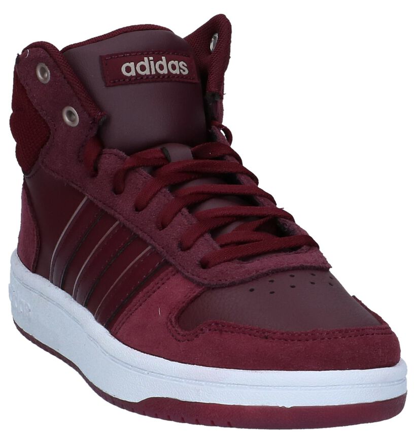 adidas Hoops 2.0 Mid Baskets Nude en daim (252570)