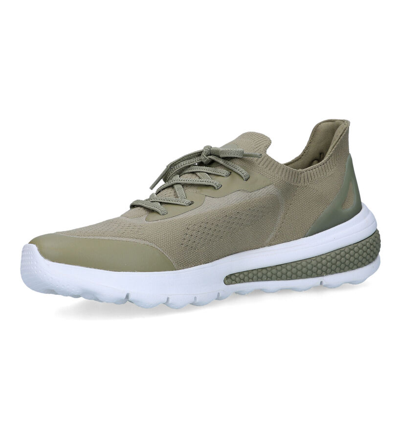 Geox Spherica Actif Groene Sneakers voor dames (326679) - geschikt voor steunzolen