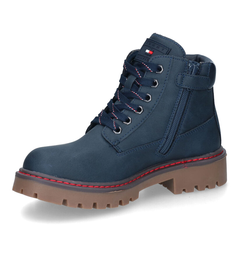 Tommy Hilfiger Blauwe Bottines in kunstleer (314498)