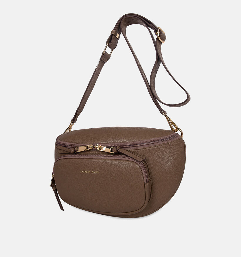 Laurent David Donkergroene Crossbodytas voor dames (374029)