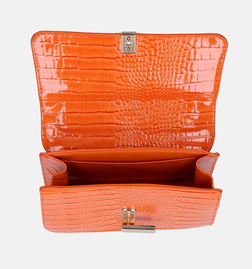 Elegance Du Marais Sac à main avec bandoulière en Orange pour femmes (349230)