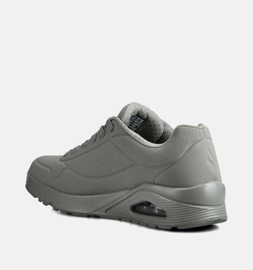 Skechers UNO STAND ON AIR Donkergrijze Sneakers voor heren (360880)