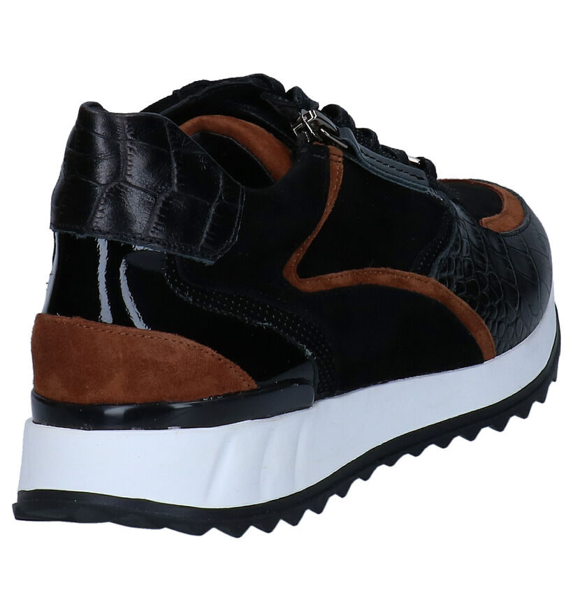 Nathan-Baume Chaussures à lacets en Noir pour femmes (297851) - pour semelles orthopédiques