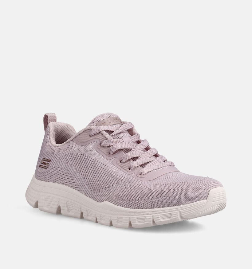 Skechers Bobs B Lite Knit Paarse Sneakers Pastel voor dames (371223)