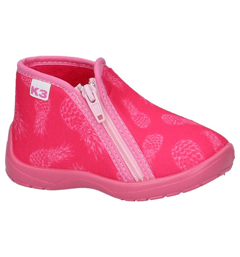 Fuxia Babypantoffels K3 Vraff in stof (221134)