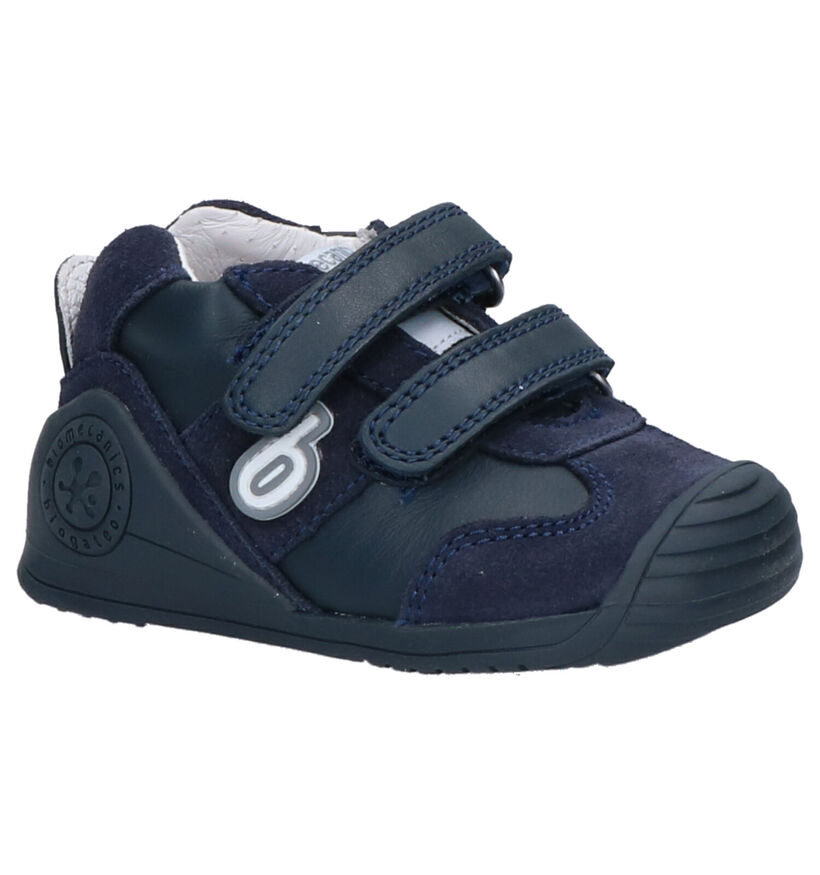 Biomecanics Chaussures basses en Bleu foncé en cuir verni (259043)