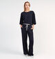 Vila Keya Pantalon en Bleu pour femmes (364090)
