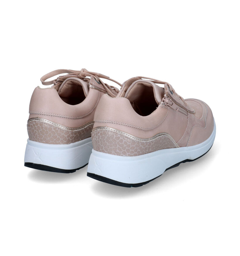 Xsensible Stretchwalker Lima Roze Veterschoenen in leer (308347)