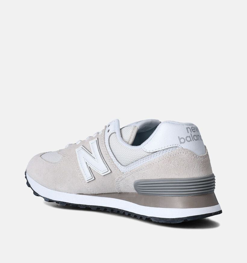 New Balance WL574 Baskets sportives en Blanc pour femmes (359233) - pour semelles orthopédiques