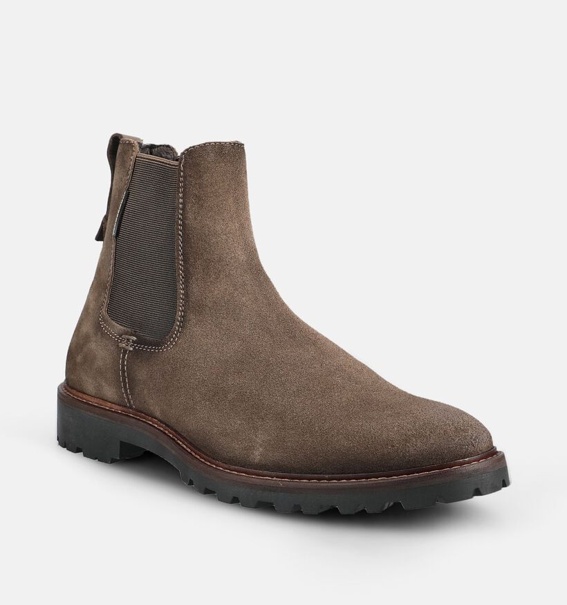 Berkelmans Paletti Bottines Chelsea en Marron pour hommes (379065) - pour semelles orthop&eacute;diques