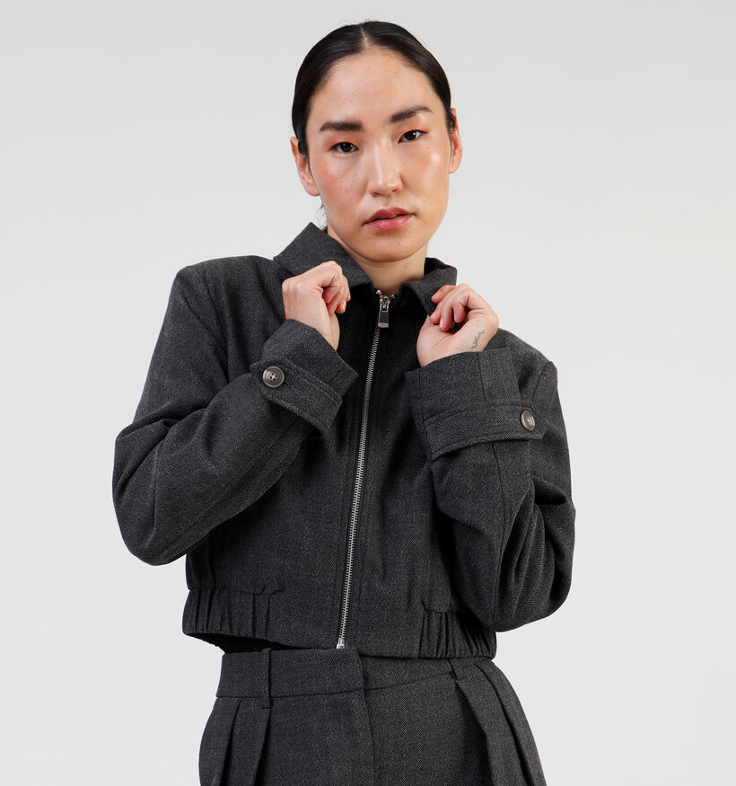 Vero Moda Emili Grijze Korte jas voor dames (354061)