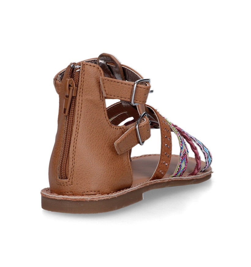 Lifestyle Sandales en Cognac pour filles (324471)