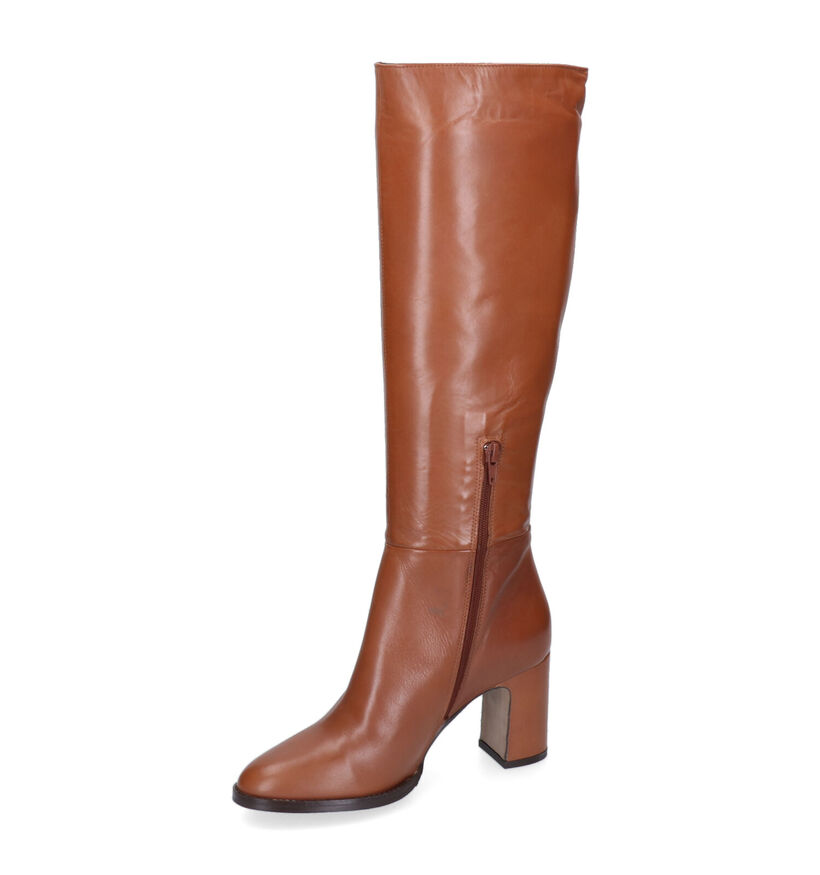 Duee Cognac Lange Laarzen voor dames (303433)