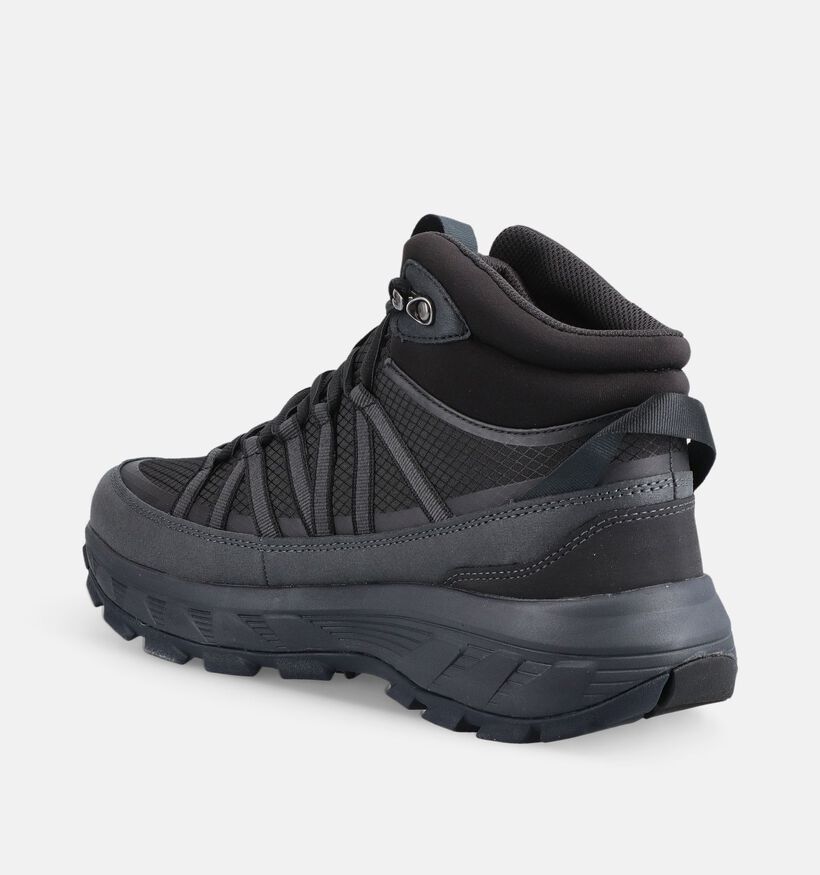 Jack Wolfskin Wild Hike Texapore Mid Zwarte Wandelschoenen voor heren (380235) - geschikt voor steunzolen