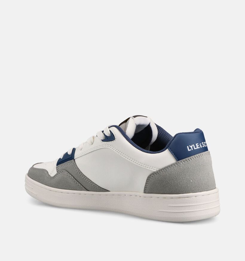 Lyle & Scott Callum Baskets basses en Blanc pour hommes (369047) - pour semelles orthop&eacute;diques