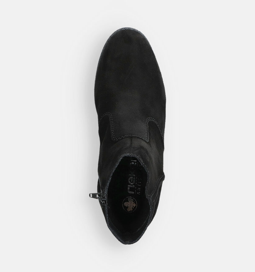 Rieker Bottines à talons en Noir pour femmes (363525) - pour semelles orthopédiques