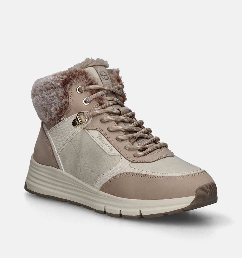 Tamaris Baskets montantes en Beige pour femmes (344709)