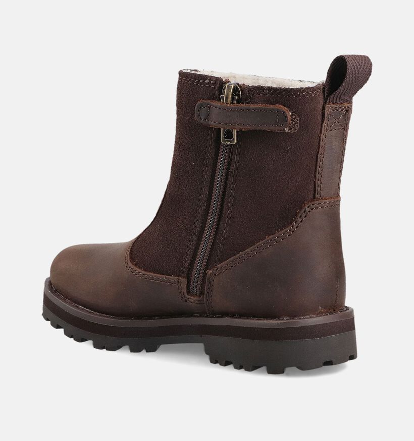 Timberland Bottines Chelsea en Brun foncé pour filles, garçons (359993) - pour semelles orthopédiques