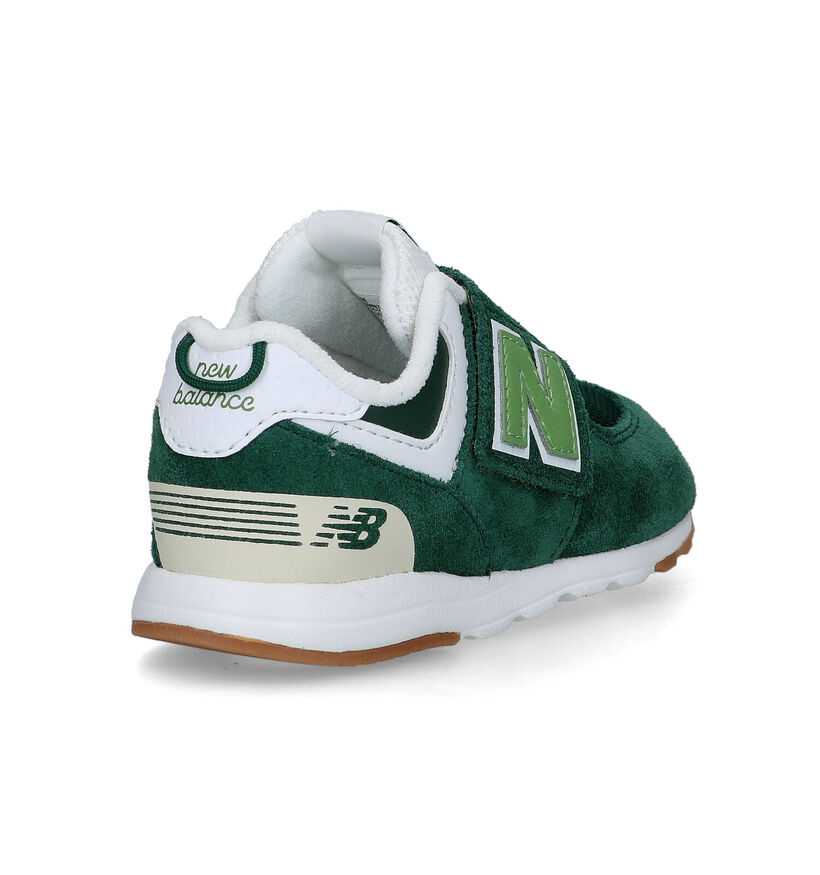 New Balance NW574 Groene Sneakers voor jongens (319259) - geschikt voor steunzolen