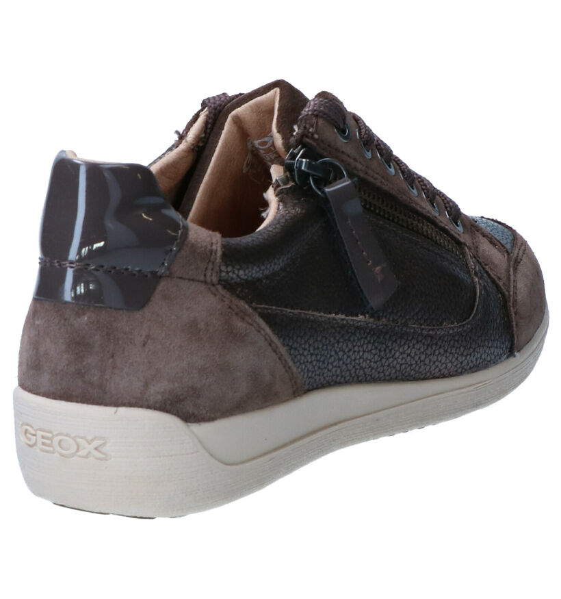 Geox Chaussures à lacets en Marron en cuir (263613)