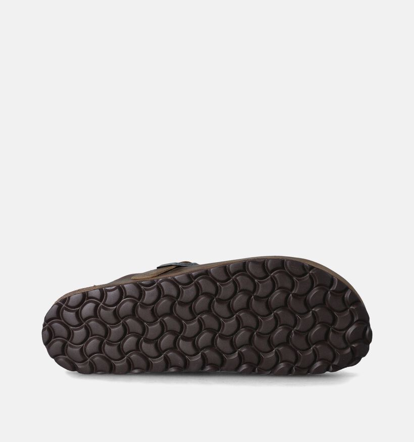 Big Leaf Nu-pieds casual en Marron pour hommes (356526)