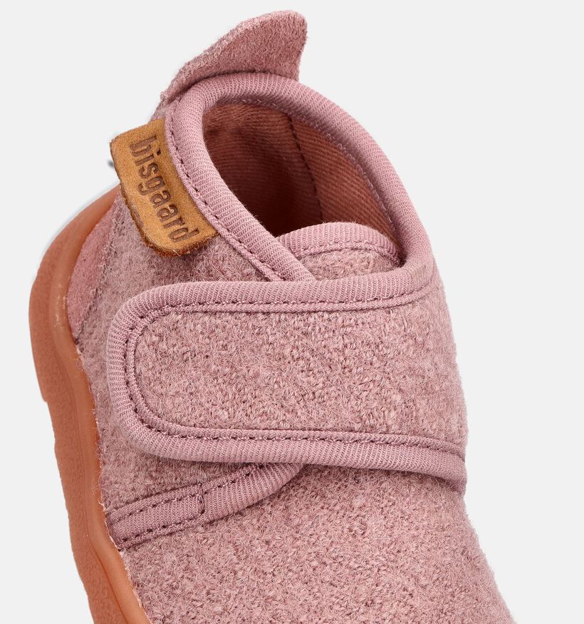 Bisgaard Pantoufles en Rose pour filles (381026) - pour semelles orthop&eacute;diques