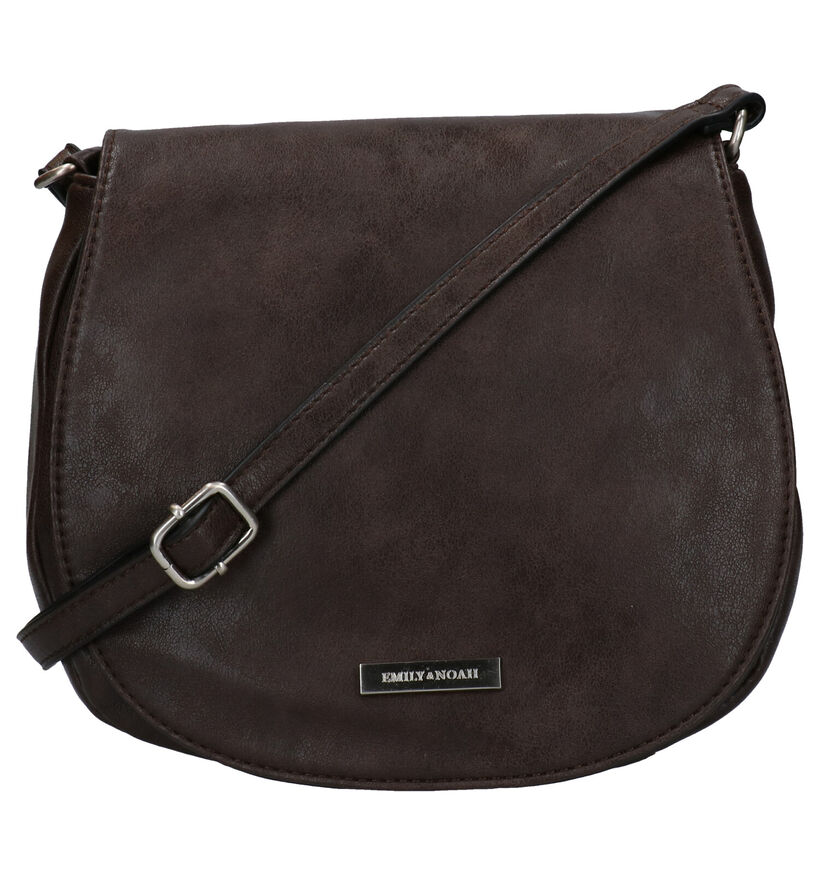 Emily & Noah Bruine Crossbody Tas in kunstleer (282193)