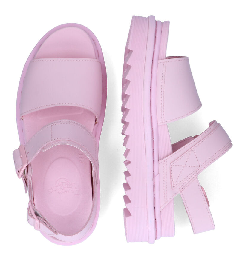 Dr. Martens Voss Mono Gele Sandalen in leer (303545)