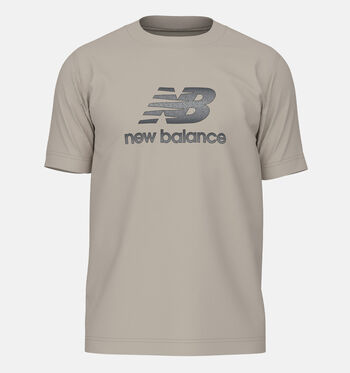 New Balance T-shirts Beige