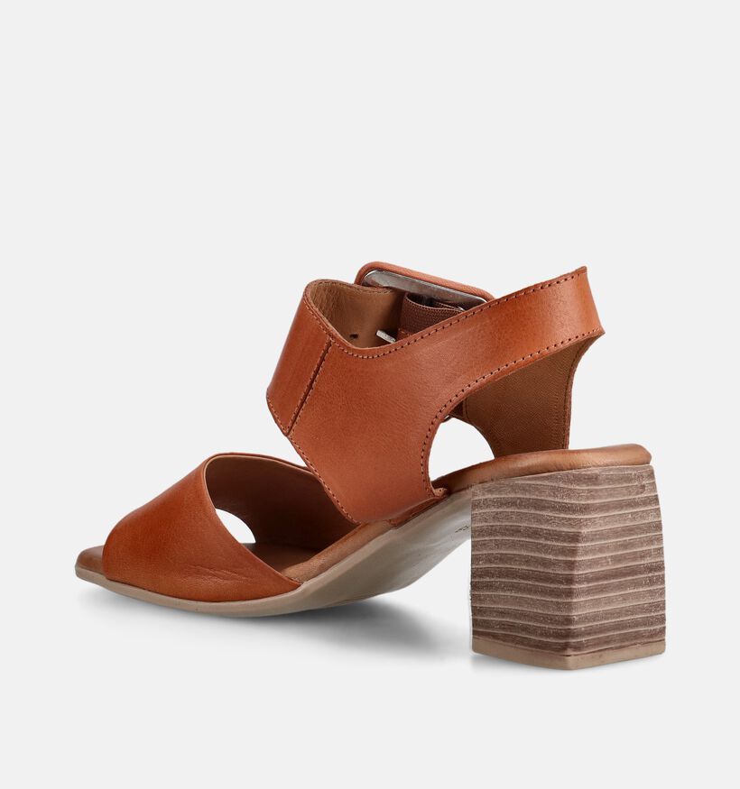 Hush Puppies Maryn Sandales &agrave; talons en Cognac pour femmes (370580)