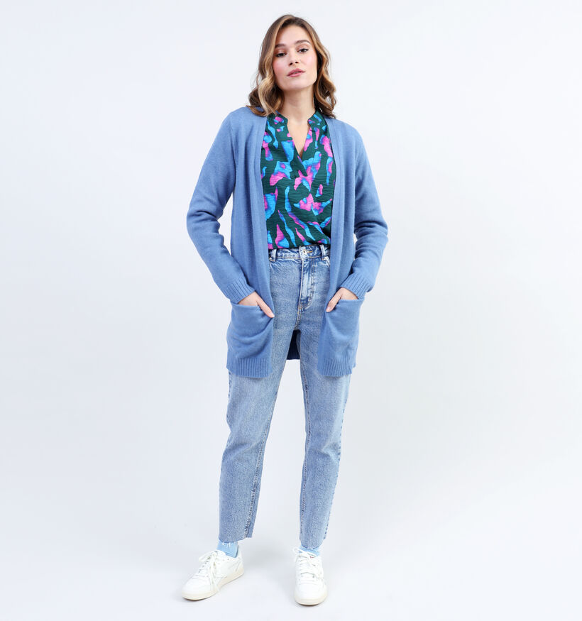 Villa Ril Cardigan en Bleu pour femmes (344276)
